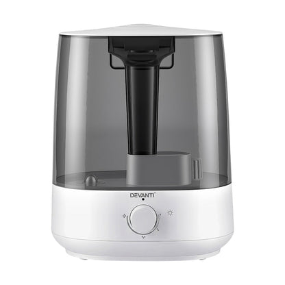 Devanti Ultrasonic Humidifier Aroma Diffuser Top Fill Quiet Bedroom 6L - Devanti