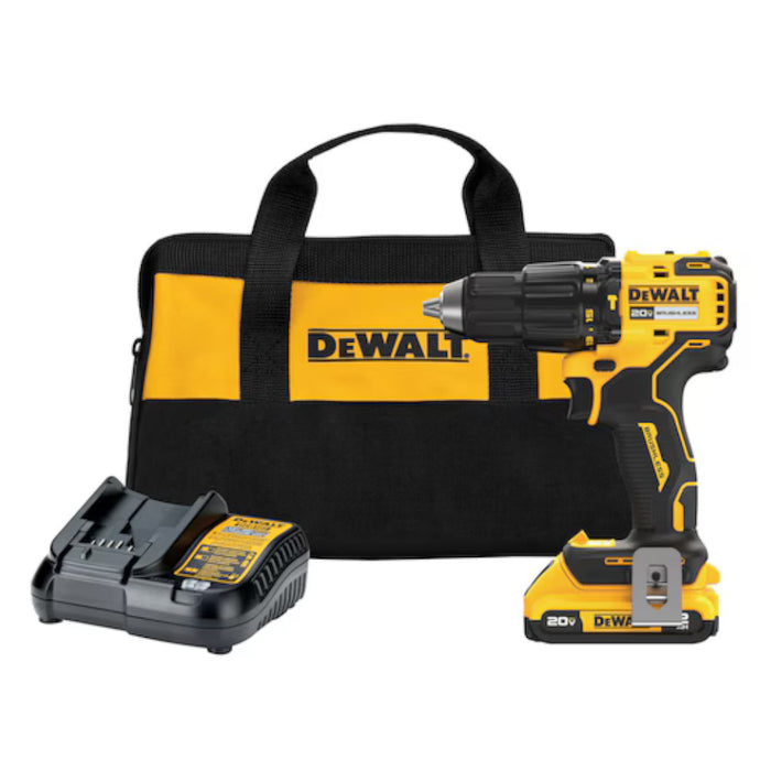 DEWALT DCD798D1 20V MAX* Brushless Cordless 1/2 in. Hammer Drill Kit - Refurbished with Dewalt Warranty