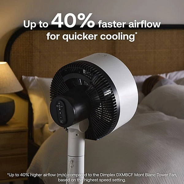 Dimplex Duo Cool Smart 2-in-1 Fan - White | DXACF001