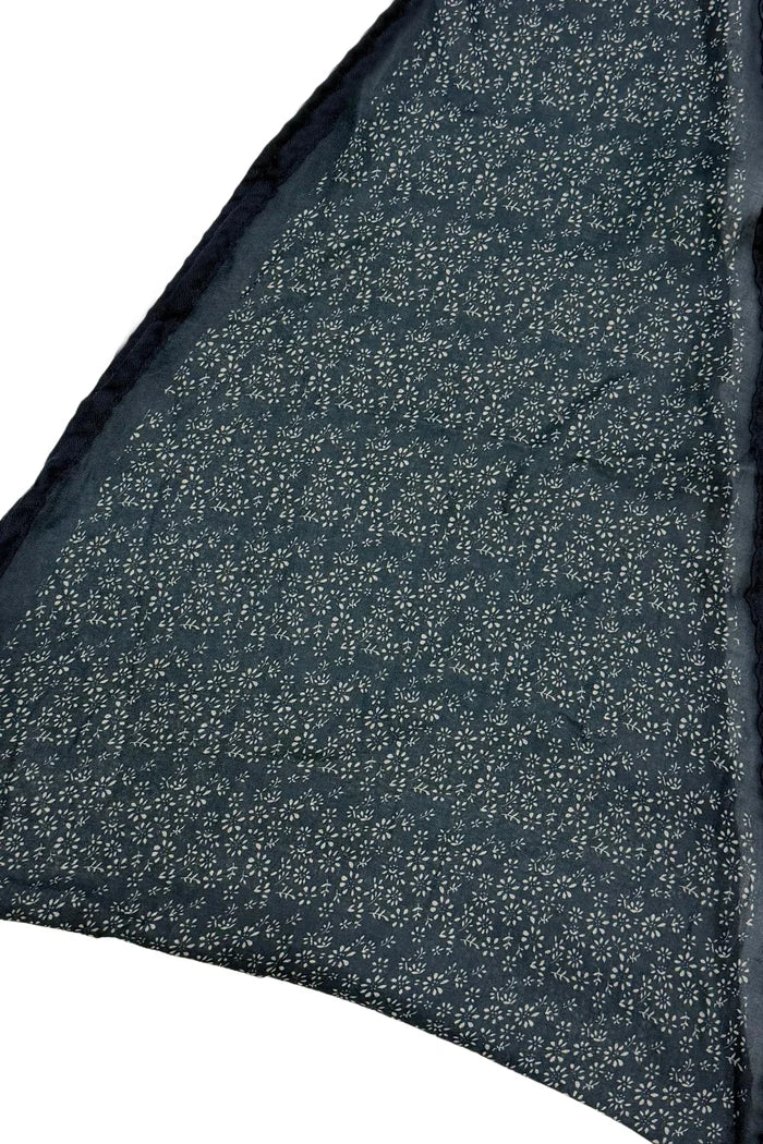 Ditsy Floral Diamond Shape Navy Wildrag Bandana