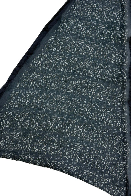 Ditsy Floral Diamond Shape Navy Wildrag Bandana