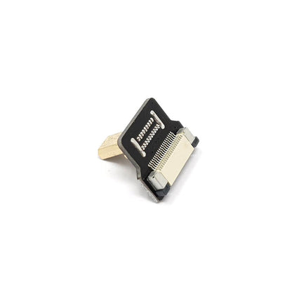 DIY HDMI Cable Parts - Right Angle (R Bend) Micro HDMI Plug by The Pi Hut - The Pi Hut