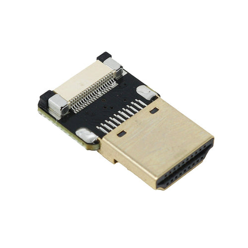 DIY HDMI Cable Parts - Straight HDMI Plug by The Pi Hut - The Pi Hut