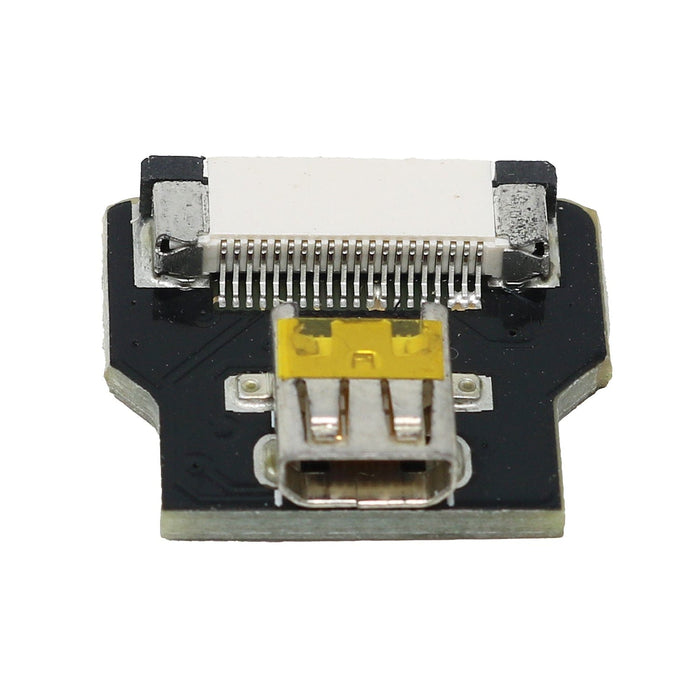 DIY HDMI Cable Parts - Straight Micro HDMI Socket by The Pi Hut - The Pi Hut