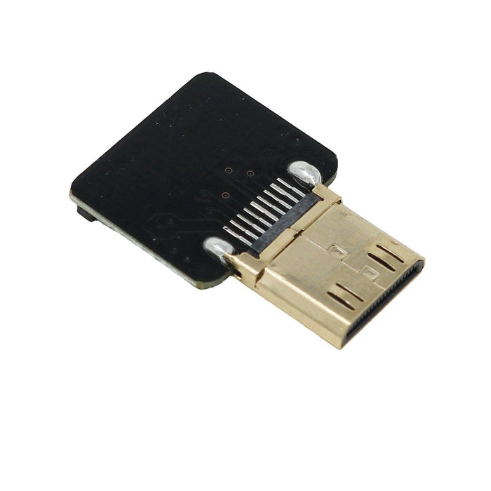 DIY HDMI Cable Parts - Straight Mini HDMI Plug by The Pi Hut - The Pi Hut