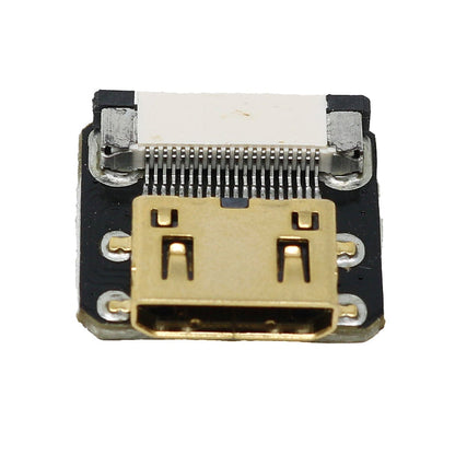 DIY HDMI Cable Parts - Straight Mini HDMI Socket by The Pi Hut - The Pi Hut