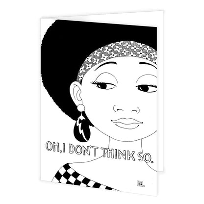 Don't Think So Engeldark Card