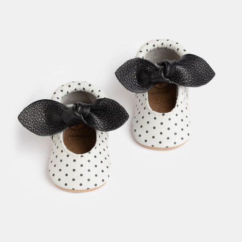 Dottie Knotted Bow Baby Shoe Knotted Bow Mocc Soft Sole