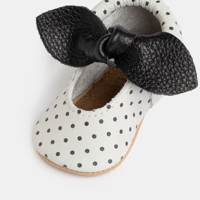 Dottie Knotted Bow Baby Shoe Knotted Bow Mocc Soft Sole