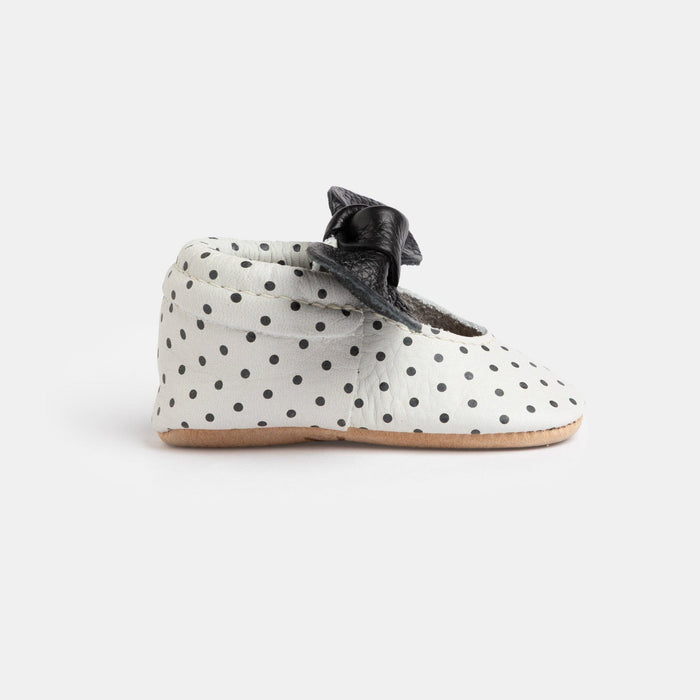 Dottie Knotted Bow Baby Shoe Knotted Bow Mocc Soft Sole