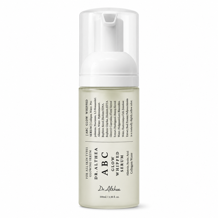 Dr. Althea ABC Glow Whipped Serum bottle on a white background