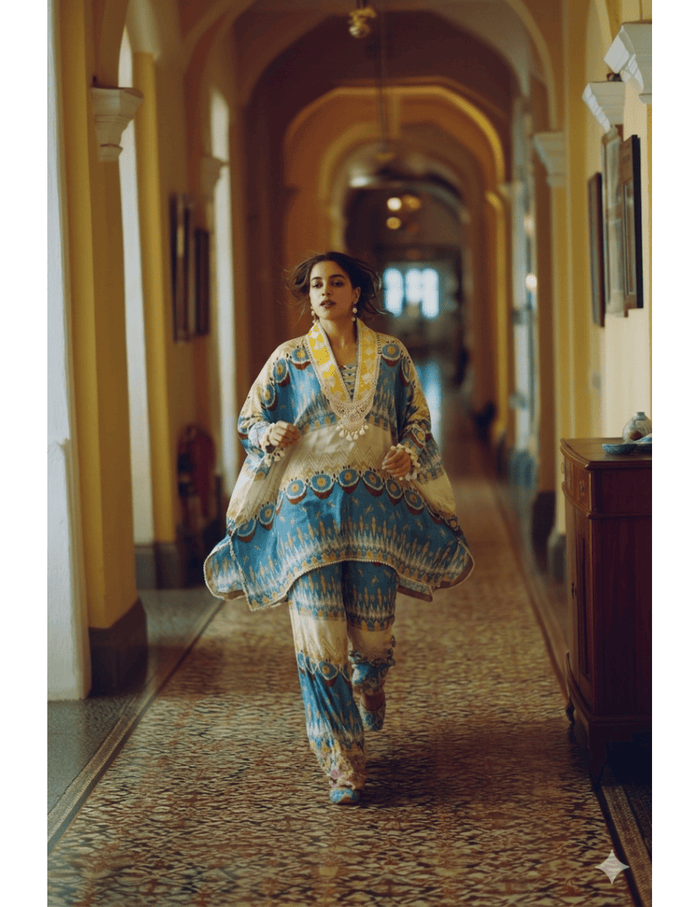 Dreamweaver Blue Kurta Set