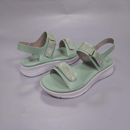 DWD-385 GREEN - Maha fashions -  Women Footwear