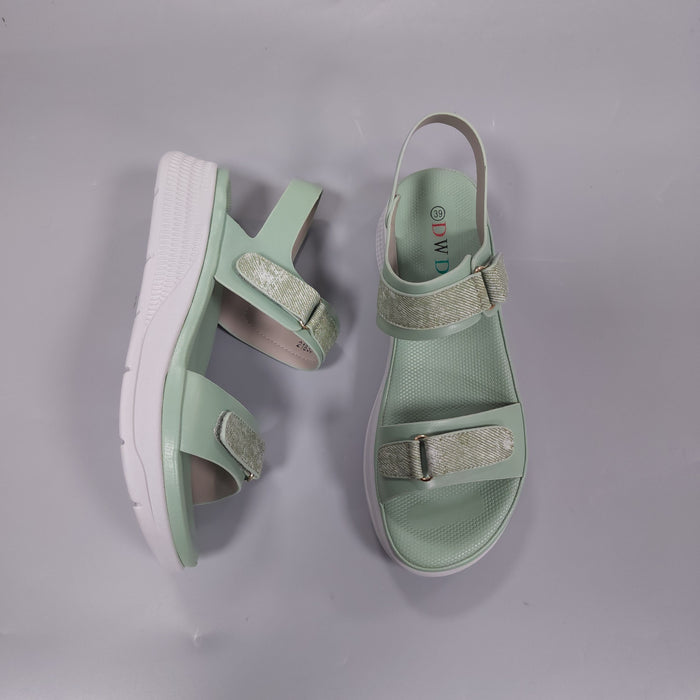 DWD-385 GREEN - Maha fashions -  Women Footwear