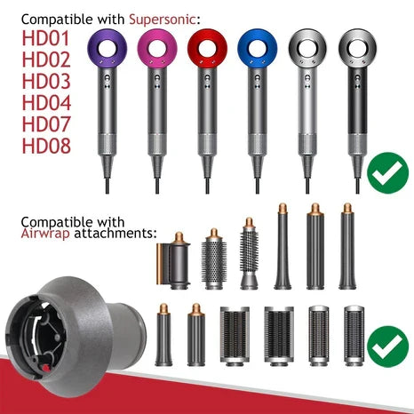 Dyson Airwrap Curling Styling Adaptor for Dyson Supersonic HD01 HD02 HD03 HD04 HD07 HD08 Hair Dryer