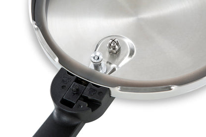Easy snelkookpan onderhoudsset zilver deksel