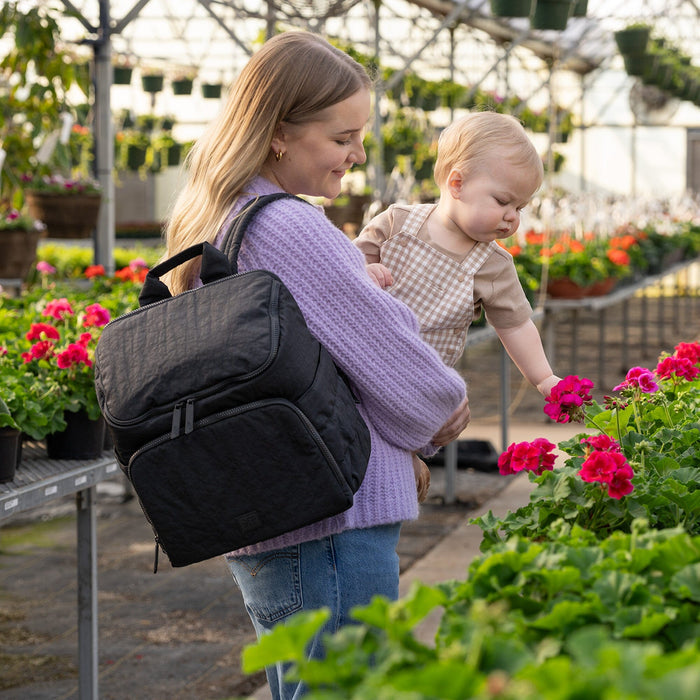 Ebony Mini Zurich Diaper Bag Mini Zurich Diaper Bag Diaper Bag