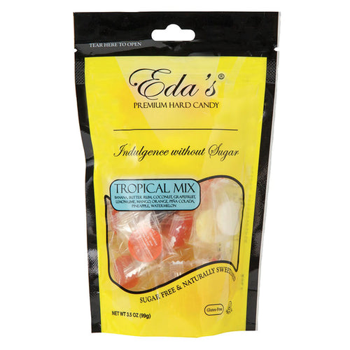Eda's Tropical Mix Sugarfree 3.5oz Pouch - 12ct