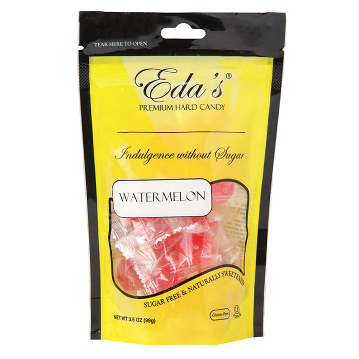 Eda's Watermelon Sugarfree 3.5oz Pouch - 12ct