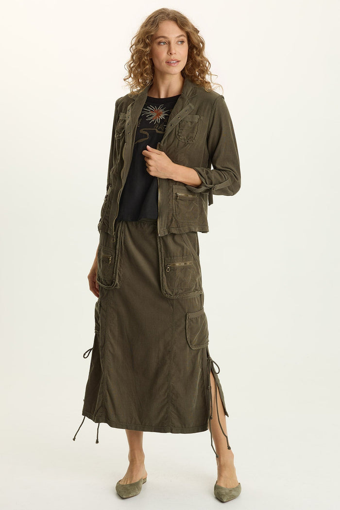 XCVI Eino Corduroy Fitted Blazer Jacket