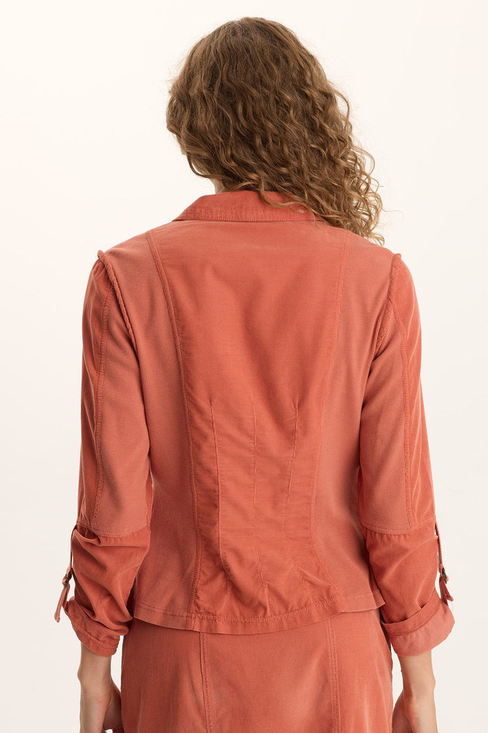 XCVI Eino Corduroy Fitted Blazer Jacket