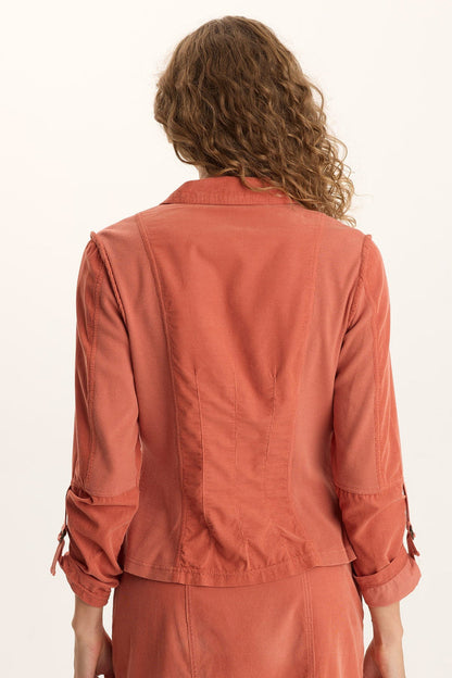 XCVI Eino Corduroy Fitted Blazer Jacket