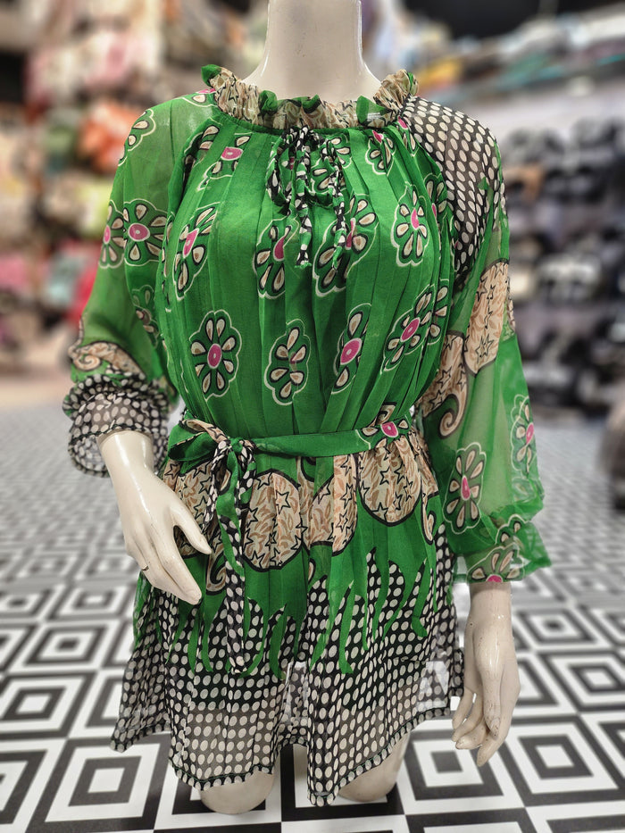 Elegant Paisley Print Dress - Maha fashions -  women clothing