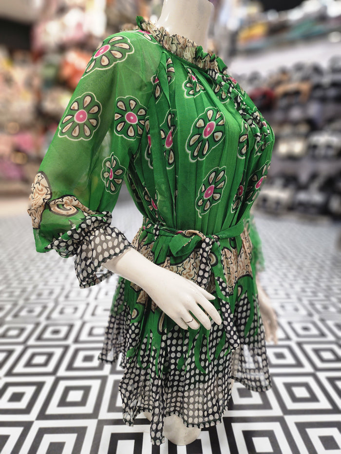 Elegant Paisley Print Dress - Maha fashions -  women clothing