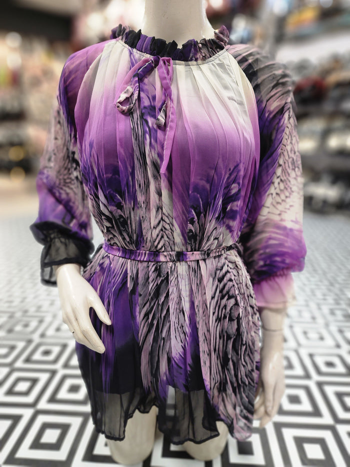 Elegant Paisley Print Dress - Maha fashions -  women clothing