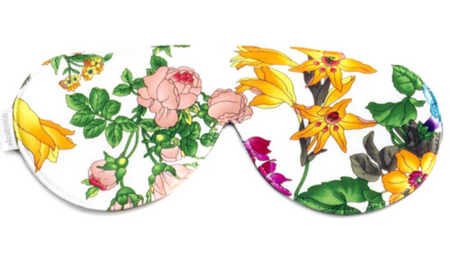 Elizabeth W Floral Blush Sleep Mask