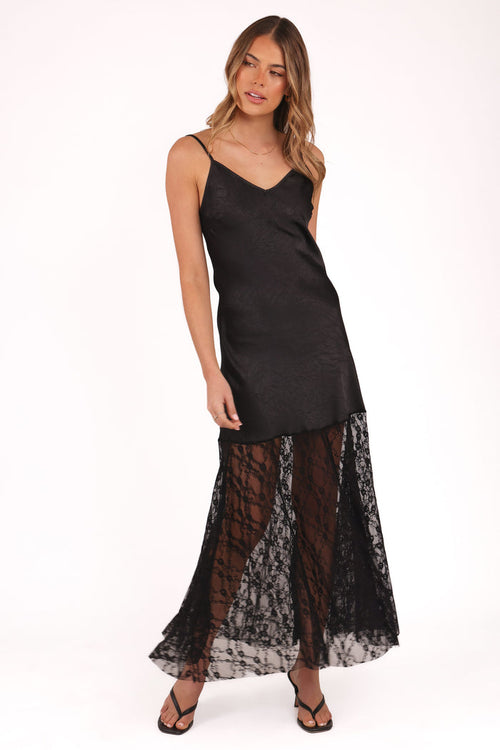 Petal and Pup USA DRESSES Elowyn Maxi Dress - Black (Hold for Amazon)