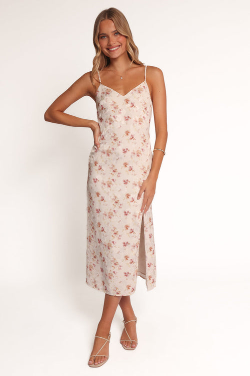 Petal and Pup USA DRESSES Elysian Maxi Dress - Pink Floral (Hold for Rack)