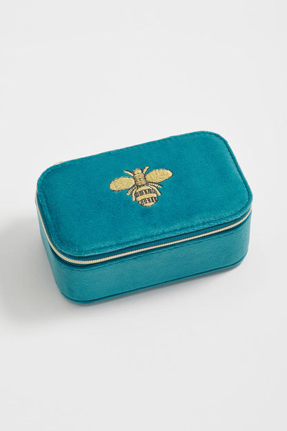 Embroidered Bee Mini Jewellery Box