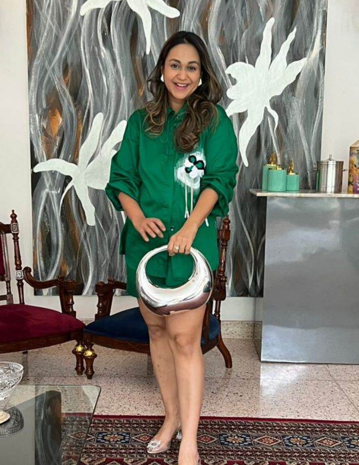 Emerald Bloom Green Co-Ord Set