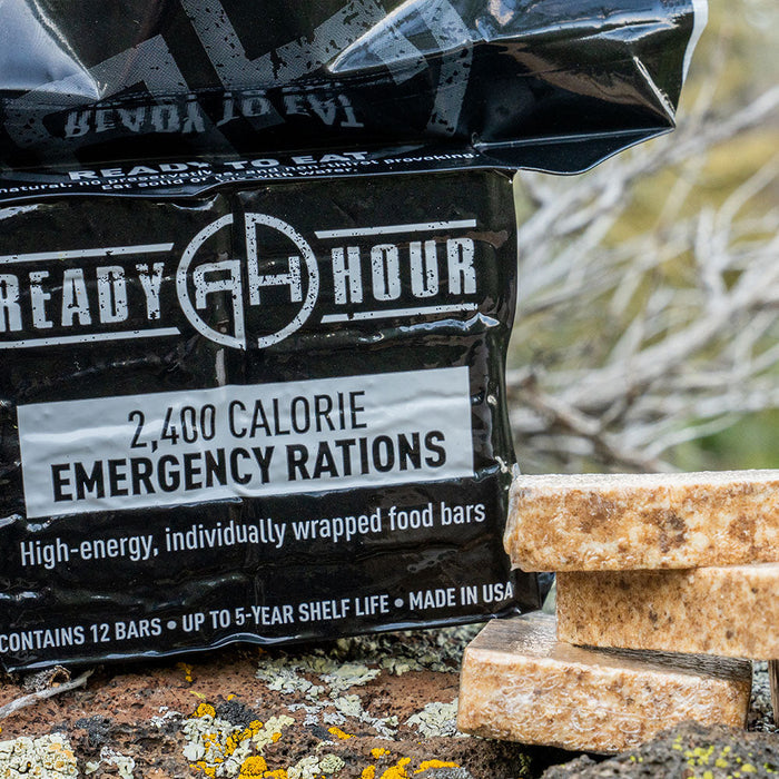 Emergency Ration Bars 2400 Calories / Package from Ready Hour (6674441928844) (7525899141260)