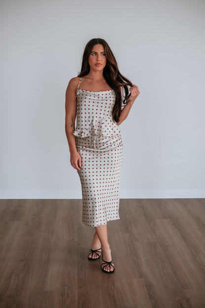 Emory Polka Dot Skirt