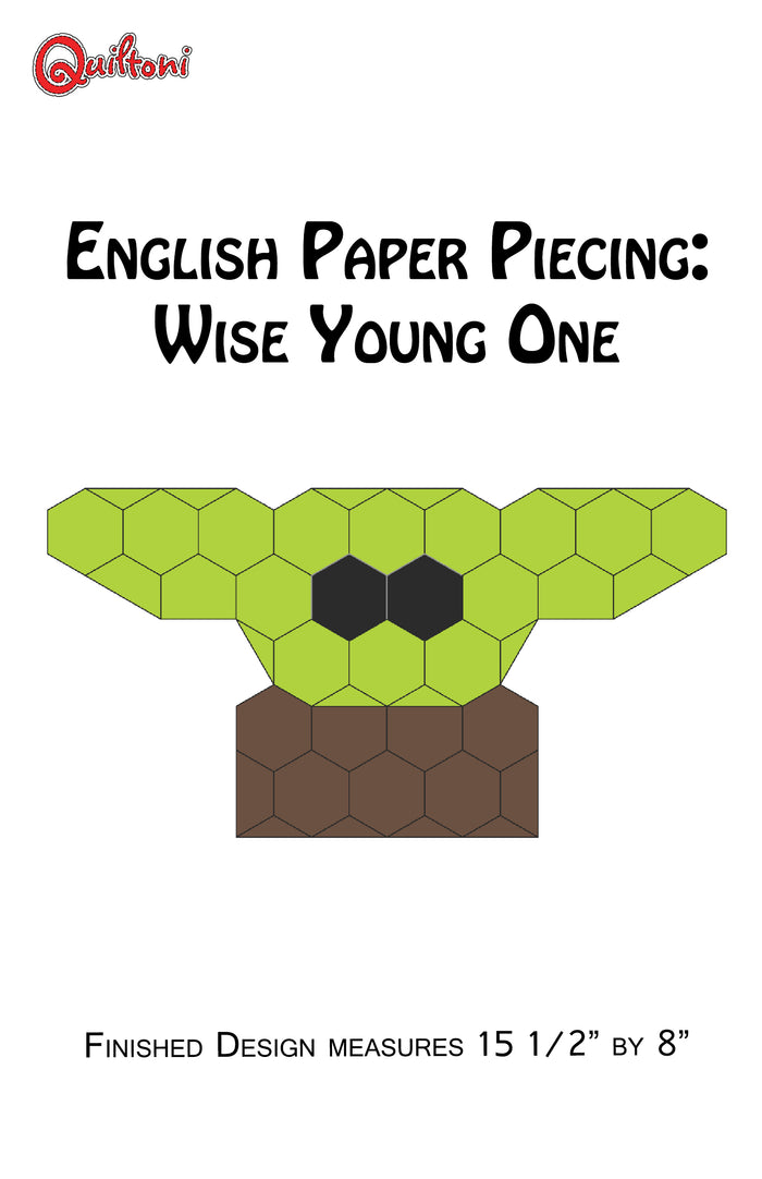 English Paper Piecing: Wise Young One Pattern Only PDF