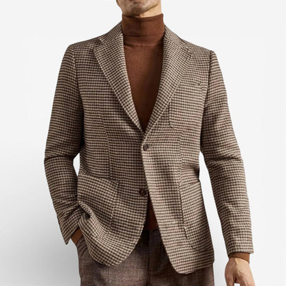 English retro style suit jacket - AntoniosClothing - Brown