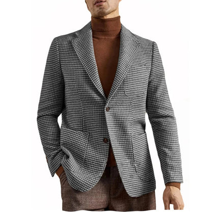 English retro style suit jacket - AntoniosClothing - Grey
