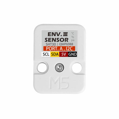 ENV III Unit with Temperature Humidity Air Pressure Sensor (SHT30+QMP6988) - m5stack-store