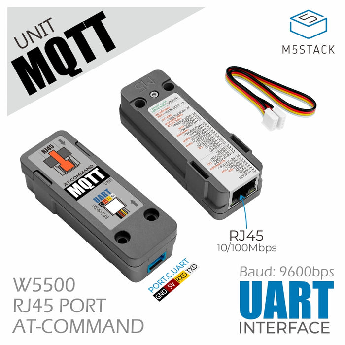 MQTT Unit with RJ45 Port (W5500) - m5stack-store