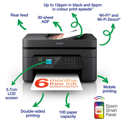 Epson WorkForce WF-2930DWF Wireless Multifunction Printer | C11CK63401