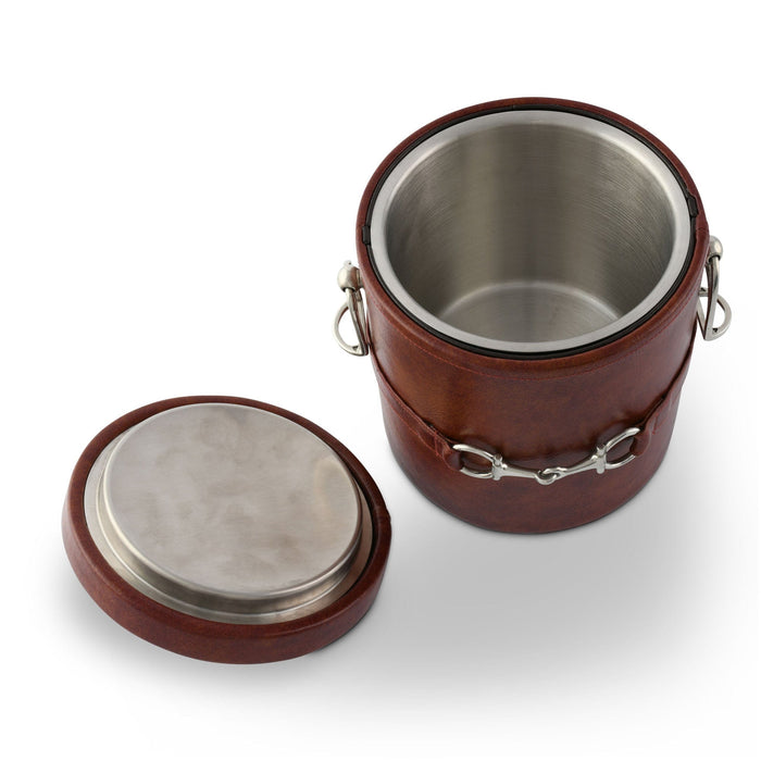 Equestrian Horse Bit Vegan Leather Ice Bucket [Online Only]
