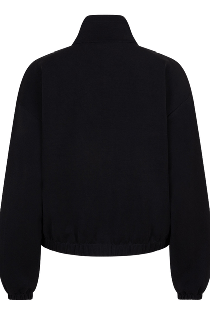 EsQualo 05501 Black Cardigan Bomber Modal - Dotique - EsQualo