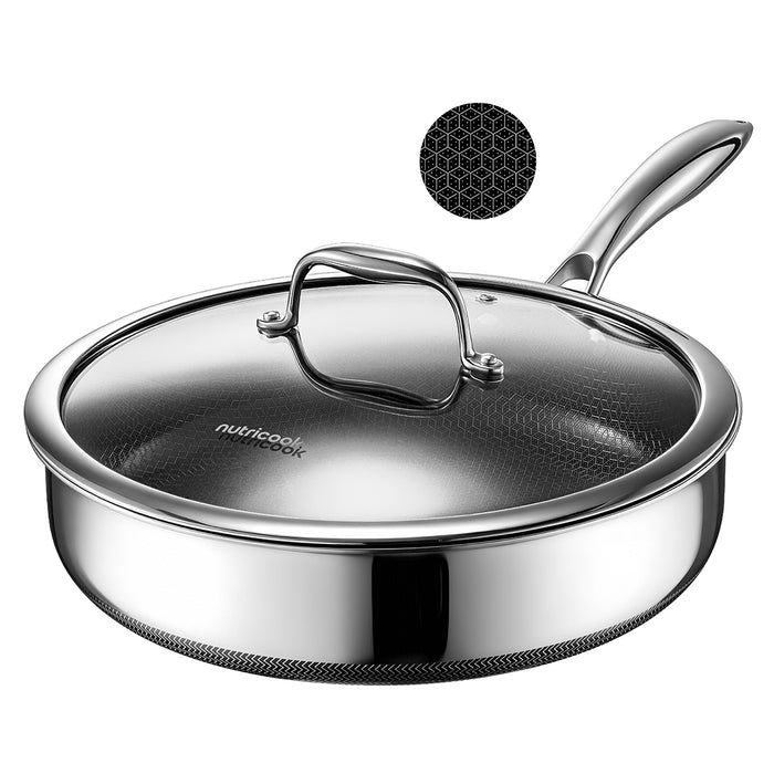 Eterna Tri-Ply 28cm Deep Pan with Lid