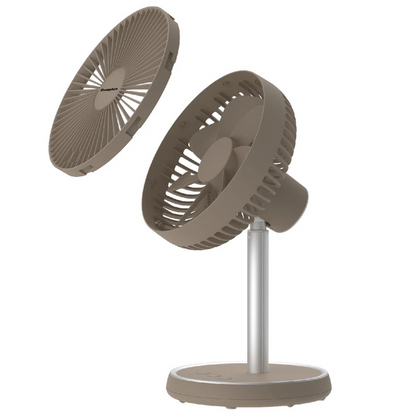 EUF3753DBR 7" DC MOTOR RECHARGEABLE STAND FAN
