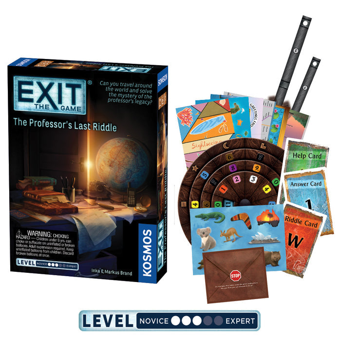 EXIT Game 3 Pack Bundle - EXIT: Kids - Jungle of RIddles | EXIT: The Professor's Last Riddle | EXIT: The Disappearance of Sherlock Holmes Games Thames & Kosmos