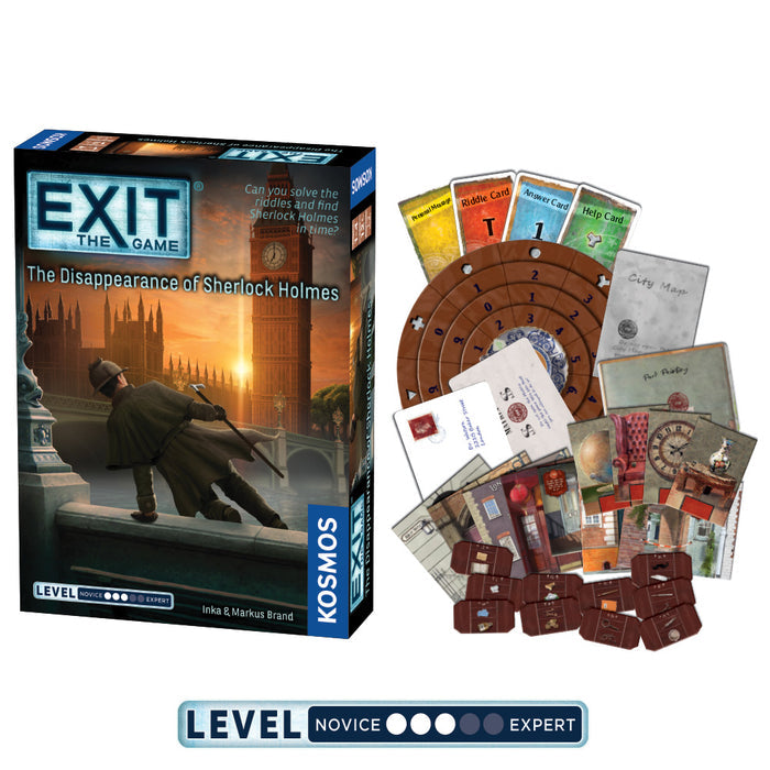 EXIT Game 3 Pack Bundle - EXIT: Kids - Jungle of RIddles | EXIT: The Professor's Last Riddle | EXIT: The Disappearance of Sherlock Holmes Games Thames & Kosmos