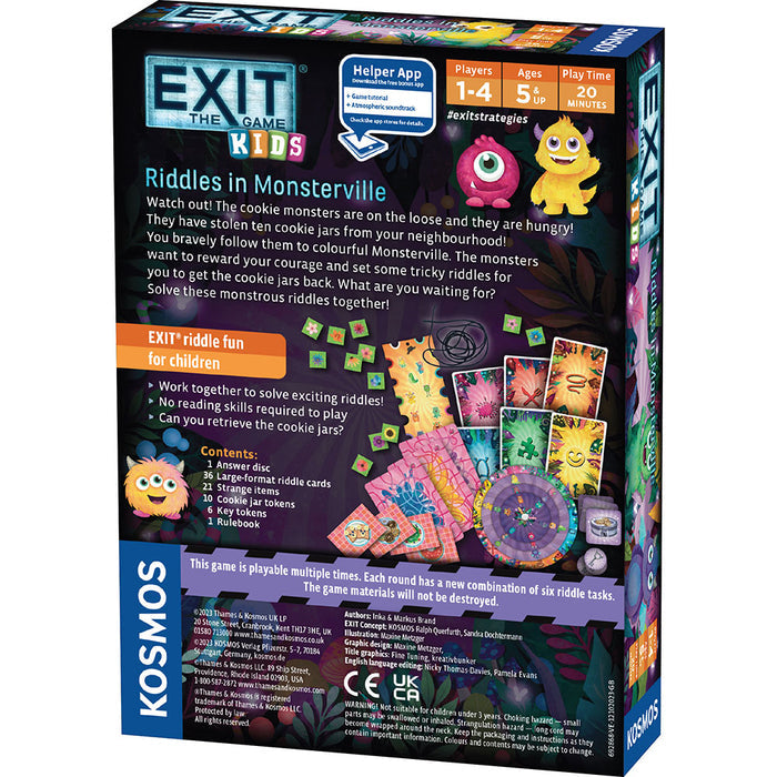 EXIT: The Game - Kids - Riddles in Monsterville Games Thames & Kosmos