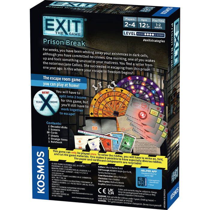EXIT: The Game - Prison Break Games Thames & Kosmos
